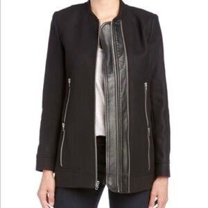 Kooples Wool & leather coat S